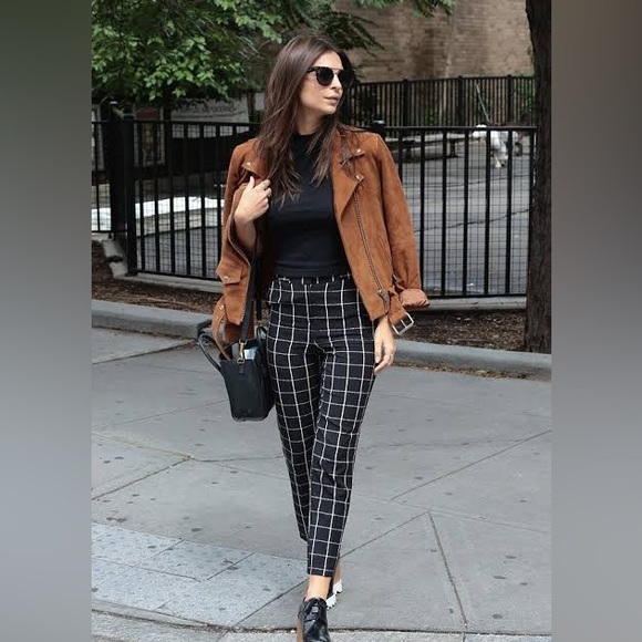 Vero moda Cotton checked pants / checker trousers - Picture 6 of 11